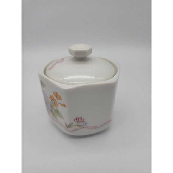 Vintage Covered Candle Japan Floral Design NEW!  Peach candle!  Gift Idea! - Picture 8 of 12